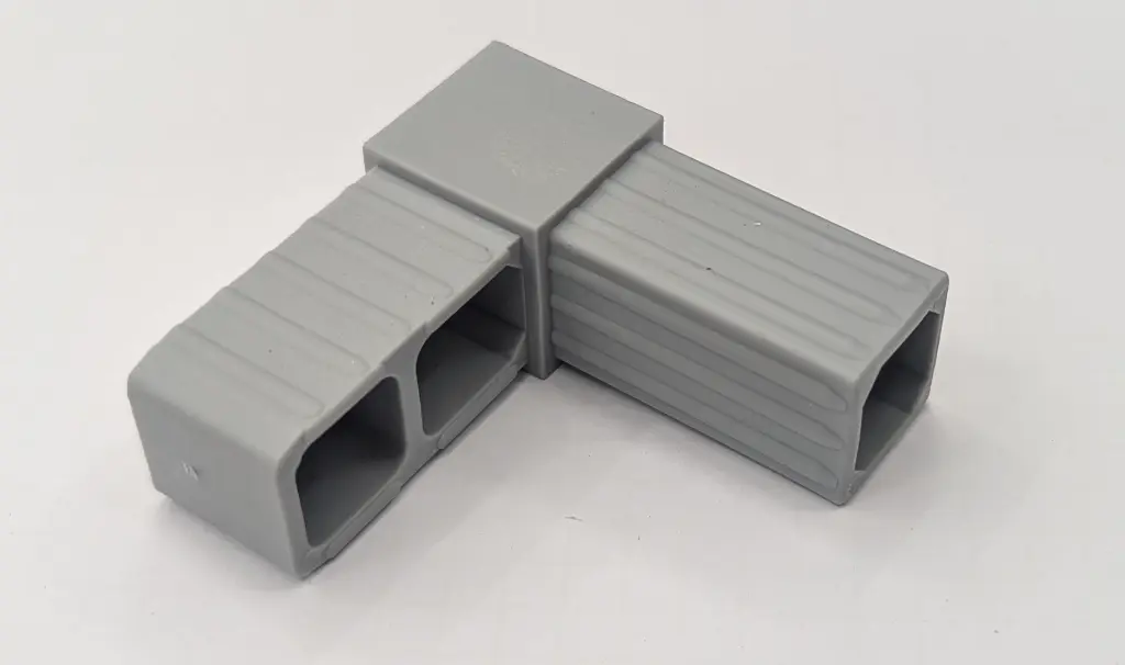 L-Verbinder 20x20x1,5 grau RAL 7047